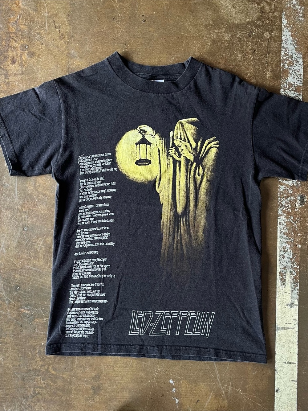 Vintage Y2K Led Zeppelin Stairway to Heaven Unisex T-Shirt S Tennessee River